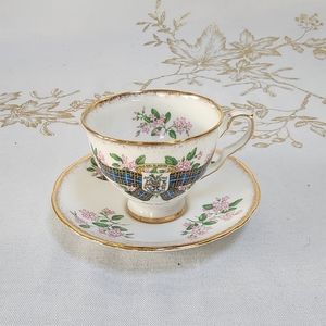 Royal Stafford Tartan Series Nova Scotia Fine Bone China Teacup & Saucer